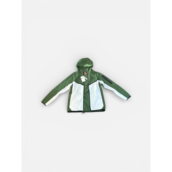 Nike Tech Fleece Joggers Green White Colorblock Mens Full Set (M) - Picture 3 of 9